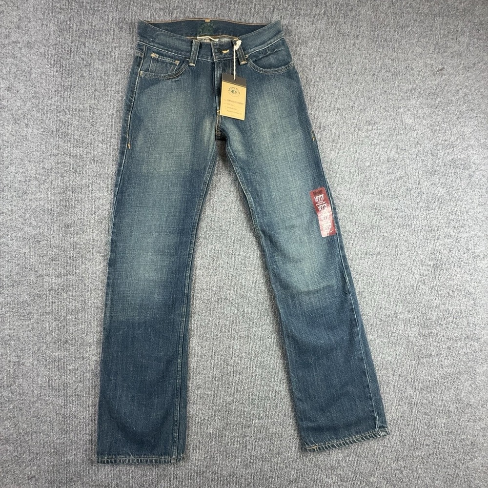 Levis 539 Vintage Straight Jeans Mens 28x32 Blue Relaxed Straight Denim Pants